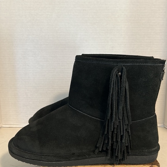 Bjorndal - Josie - Faux Fur - Black Soft Suede - Women's Boot - Size 8 M-Fall - Picture 1 of 16